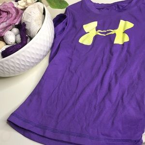 Purple under armor shirt